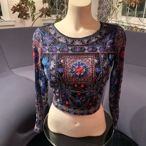 Embellished Crop Top